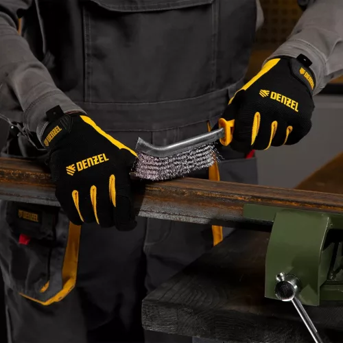 DENZEL INOX acél drótkefe műanyag nyéllel