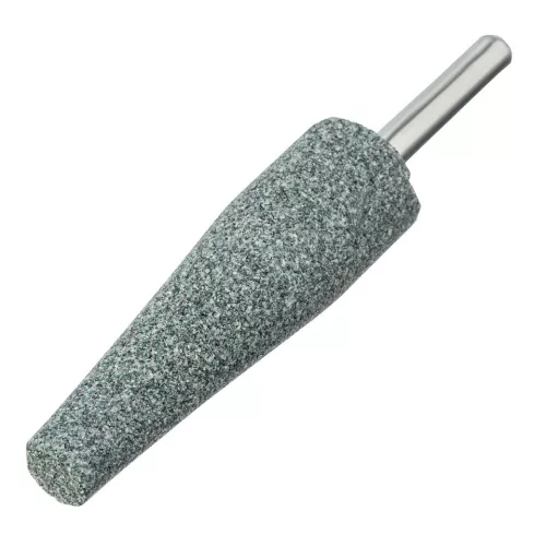 DENZEL 19x60mm 63C hosszúkás kúp csiszolókő fúróhoz (PShM) 6mm szár