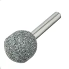 DENZEL 19mm 63C csiszolókő golyó alak, fúróhoz 6mm szár