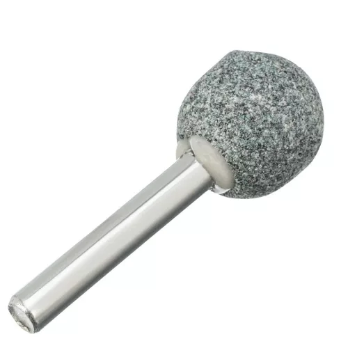 DENZEL 19mm 63C csiszolókő golyó alak, fúróhoz 6mm szár