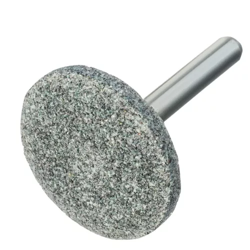 DENZEL 32x12mm 63C csiszolókő tányér alak, fúróhoz 6mm szár