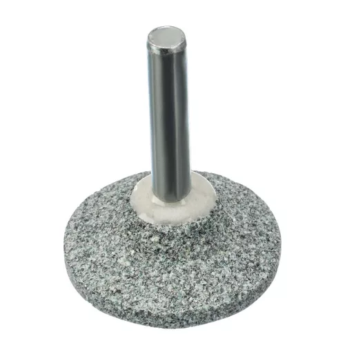 DENZEL 32x12mm 63C csiszolókő tányér alak, fúróhoz 6mm szár