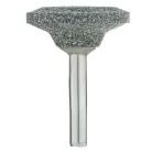 DENZEL 32x12mm 63C csiszolókő tányér alak, fúróhoz 6mm szár