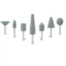 DENZEL 32x12mm 63C csiszolókő tányér alak, fúróhoz 6mm szár