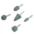 DENZEL 5 db-os csiszolófej készlet (PShM) fúrógéphez, szár 6mm