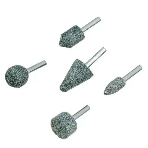 DENZEL 5 db-os csiszolófej készlet (PShM) fúrógéphez, szár 6mm