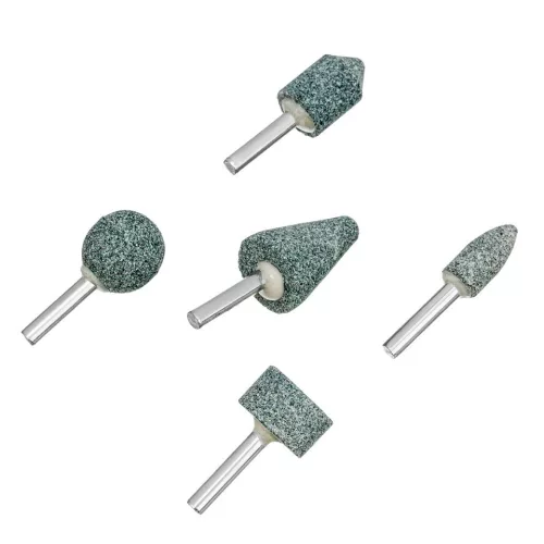 DENZEL 5 db-os csiszolófej készlet (PShM) fúrógéphez, szár 6mm