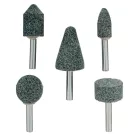 DENZEL 5 db-os csiszolófej készlet (PShM) fúrógéphez, szár 6mm