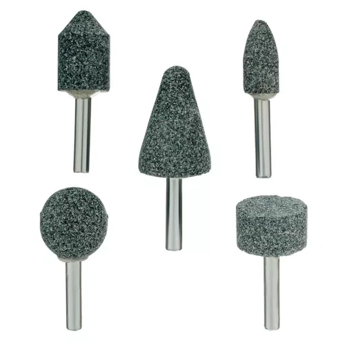 DENZEL 5 db-os csiszolófej készlet (PShM) fúrógéphez, szár 6mm