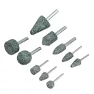 DENZEL 10 db-os csiszolófej készlet (PShM) fúrógéphez, szár 6mm