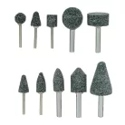 DENZEL 10 db-os csiszolófej készlet (PShM) fúrógéphez, szár 6mm