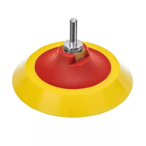 MTX 125mm tépőzáras csiszolópárna tengellyel fúrógéphez/ sarokcsiszolóhoz