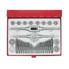 MTX 36 részes menetvágó/ menetfúró készlet М3 – М16, fém kofferben