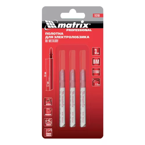 MTX T118AF 3db-os professional dekopír fűrészlap bi-metal