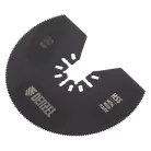 DENZEL 80 x 1,2 mm HSS szegmens fűrészlap multifunkciós géphez, fém/ fa/ műanyag, félkör, finom fogazat