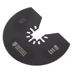   DENZEL 80 x 1,2 mm HSS szegmens fűrészlap multifunkciós géphez, fém/ fa/ műanyag, félkör, finom fogazat