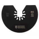 DENZEL 80 x 1,2 mm HSS szegmens fűrészlap multifunkciós géphez, fém/ fa/ műanyag, félkör, finom fogazat