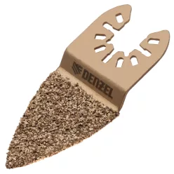   DENZEL 35 mm ujjbegy HM keményfém csiszolófej multifunkciós rezgőgéphez, csempe/ fa/ ragasztó/ habarcs