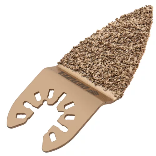 DENZEL 35 mm ujjbegy HM keményfém csiszolófej multifunkciós rezgőgéphez, csempe/ fa/ ragasztó/ habarcs