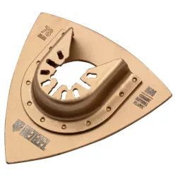   DENZEL 78 mm delta MFI/ HM keményfém csiszolófej multifunkciós rezgőgéphez, csempe/ fa/ ragasztó/ habarcs