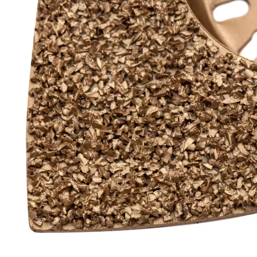 DENZEL 78 mm delta MFI/ HM keményfém csiszolófej multifunkciós rezgőgéphez, csempe/ fa/ ragasztó/ habarcs