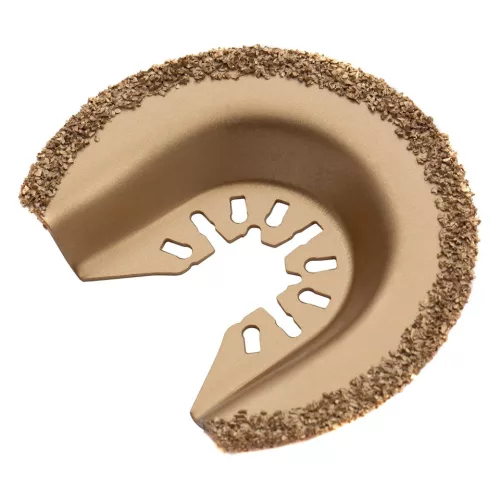 DENZEL 63 mm szegmens félkör MFI/ HM keményfém vágófej multifunkciós rezgőgéphez, csempevágás, fugaeltávolítás