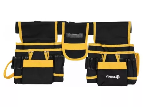 VOREL Szög és szerszámtartó övtáska 6 zsebes