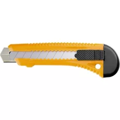   SPARTA 18x100mm fémházas sniccerkés tapétavágó sárga/piros