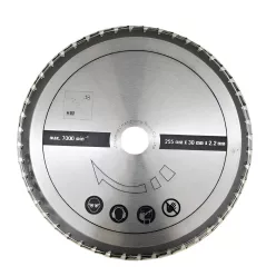   Scheppach TCT fűrészlap 255x30x2,2 mm, 48 fog – fához, műanyaghoz, laminált laphoz, színesfémhez