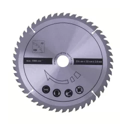   Scheppach TCT fűrészlap 255x30x2,8 mm, 48 fog fához – HS 105 és HM 254 gépekhez