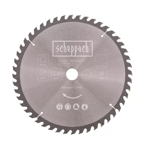 Scheppach TCT fűrészlap 305x30x3 mm, 48 fog fához – HM 305 SL és HM 140 L gérvágóhoz