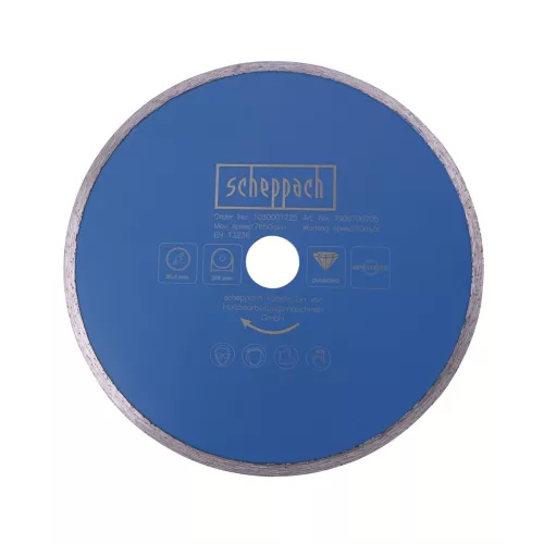 Scheppach gyémánt vágótárcsa 200x25,4x1,6 mm – FS 3600 csempevágóhoz, járólaphoz