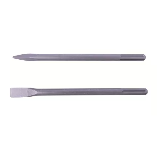 Scheppach SDS-max vésőkészlet 2 db, 18x355 mm – lapos és hegyes véső bontókalapácshoz