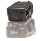 Scheppach ABP4.0-20Li akkumulátor 20 V, 4 Ah Li-Ion, HDSC technológiával, LED jelzővel