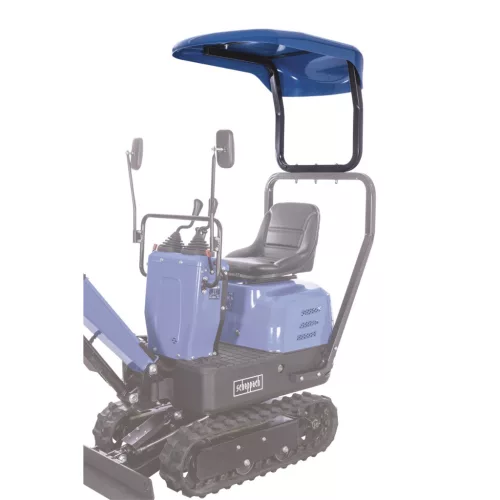 Scheppach védőtető EXC 815 mini kotrógéphez – eső, nap és leeső tárgyak ellen