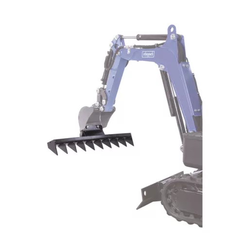 Scheppach gereblye adapter 100 cm, 10 fogas – EXC 815 mini kotróhoz
