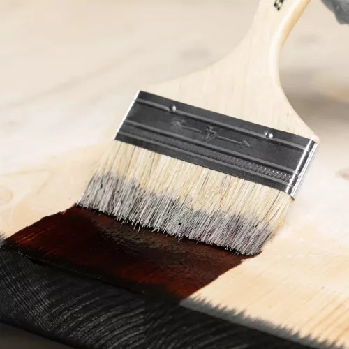 MTX 100mm 4" homlokzati ecset természetes szőr "Slimline"