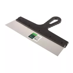 SIBRTEH 300mm spatulya rozsdamentes, műanyag nyéllel