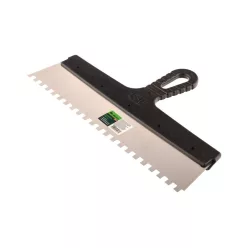 SIBRTEH spatulya fogazott 350mm 8x8mm rozsdamentes
