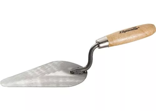 SPARTA 200mm acél kőműves burkolókanál csepp forma