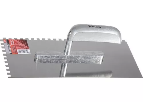 MTX 280x130mm 6x6mm MASTER fogazott acél simító glettas