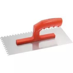 MTX 280x130mm 6x6mm fogazott acél simító glettvas