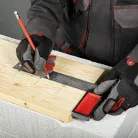 MTX 250 mm  acél derékszög mm/ Col beosztás, kétoldalas