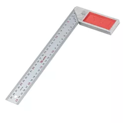 MTX 300 mm  acél derékszög mm/ Col beosztás, kétoldalas