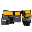 DENZEL 14 zsebes szerelőtáska, szerszámöv, kalapács, csavarozó tartóval Heavy Duty