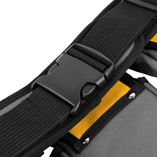 DENZEL 14 zsebes szerelőtáska, szerszámöv, kalapács, csavarozó tartóval Heavy Duty