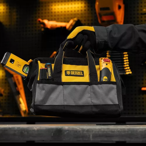 DENZEL 14 zsebes szerszámos táska, 305x190x195 mm