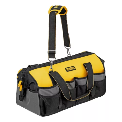DENZEL 20 zsebes szerszámos táska, 500x245x300 mm, vállpánttal