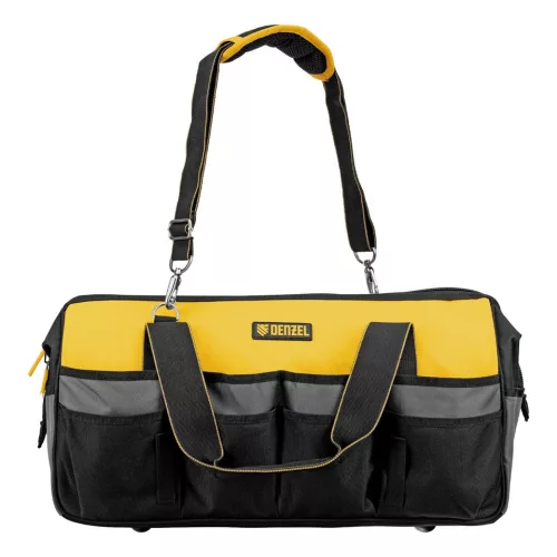 DENZEL 20 zsebes szerszámos táska, 500x245x300 mm, vállpánttal