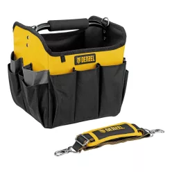   DENZEL 22 zsebes szerszámos táska, 260x240x300 mm, vállpánttal